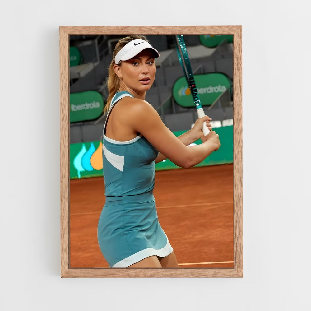Poster Paula badosa raquette – affiche Tennis (vue 4)